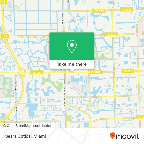 Mapa de Sears Optical, 12055 Pines Blvd Pembroke Pines, FL 33026