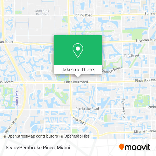 Mapa de Sears-Pembroke Pines