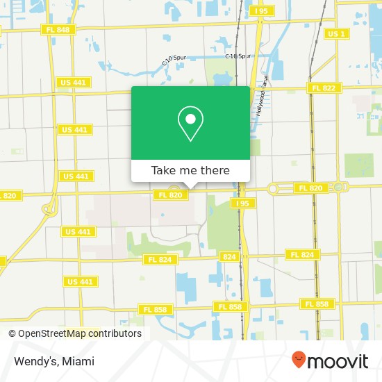 Wendy's, 3535 Hollywood Blvd Hollywood, FL 33021 map