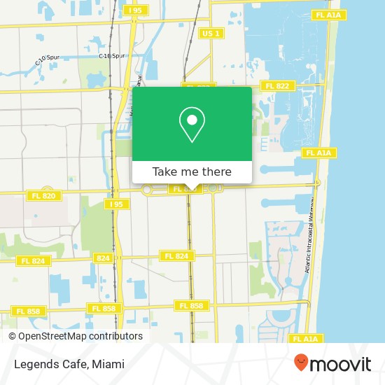 Legends Cafe, 2029 Harrison St Hollywood, FL 33020 map