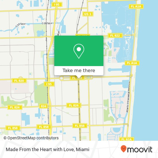 Mapa de Made From the Heart with Love, 117 S 21st Ave Hollywood, FL 33020