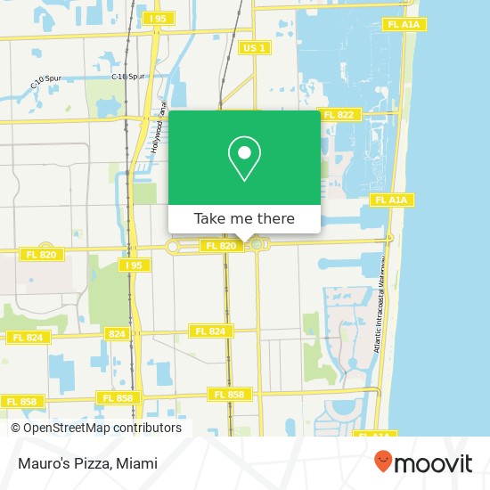 Mauro's Pizza map