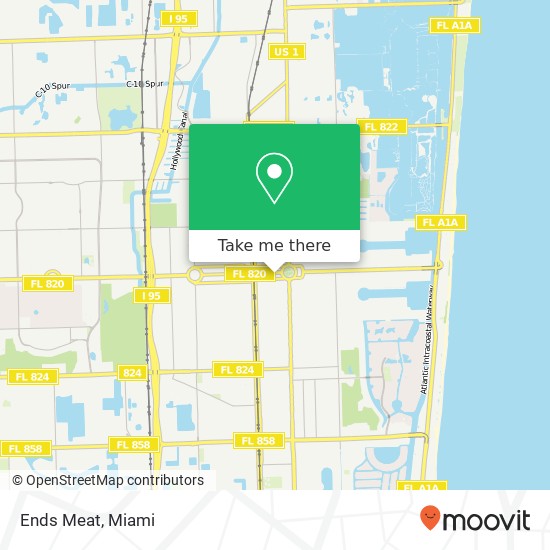 Ends Meat, 1910 Hollywood Blvd Hollywood, FL 33020 map