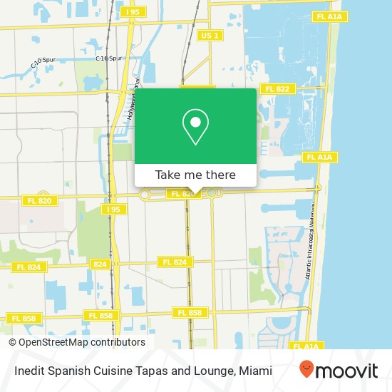 Inedit Spanish Cuisine Tapas and Lounge, 115 S 20th Ave Hollywood, FL 33020 map