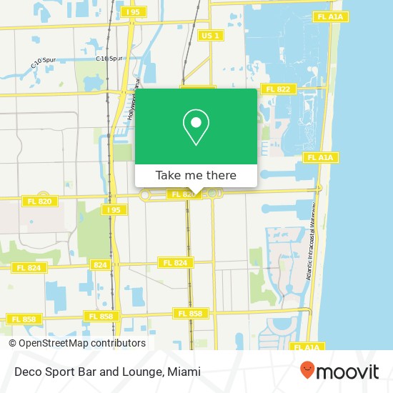 Mapa de Deco Sport Bar and Lounge