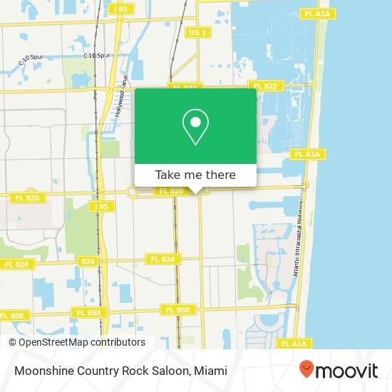 Moonshine Country Rock Saloon, 1820 S Young Cir Hollywood, FL 33020 map