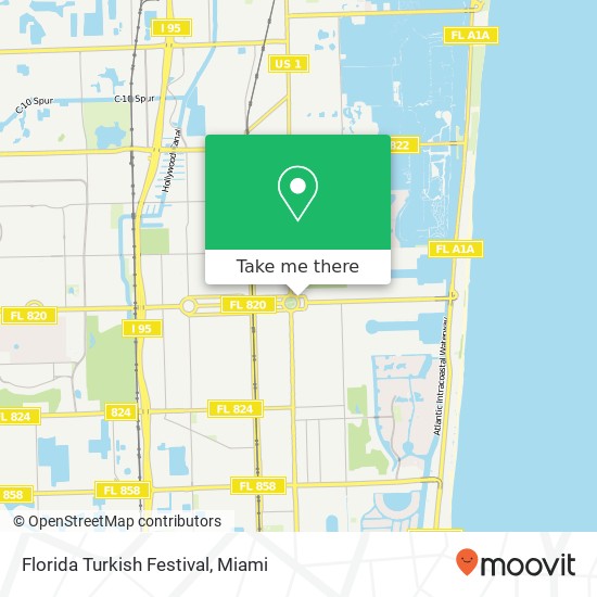 Mapa de Florida Turkish Festival