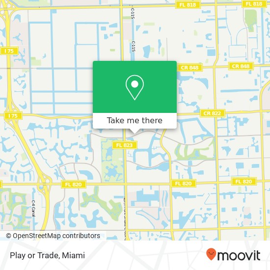 Play or Trade, 12181 Taft St Pembroke Pines, FL 33026 map