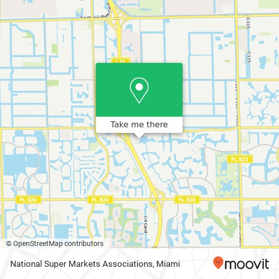 National Super Markets Associations, 1961 NW 150th Ave Pembroke Pines, FL 33028 map