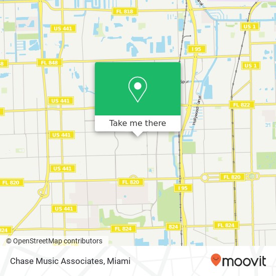 Mapa de Chase Music Associates