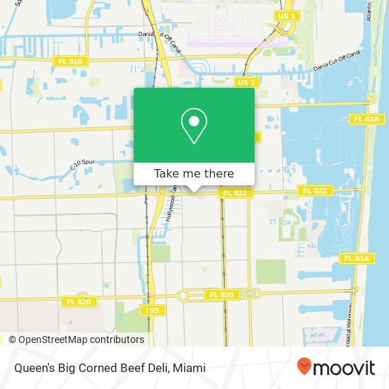 Queen's Big Corned Beef Deli, 2438 Sheridan St Hollywood, FL 33020 map