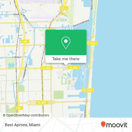 Best Aprons, 619 E Sheridan St Dania Beach, FL 33004 map