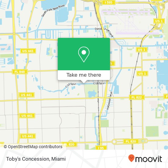 Toby's Concession, 3300 N Park Rd Hollywood, FL 33021 map