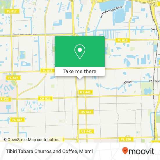 Tibiri Tabara Churros and Coffee, Seminole Dr Hollywood, FL 33021 map