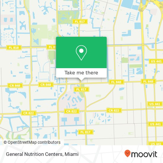 General Nutrition Centers, 5840 S University Dr Davie, FL 33328 map