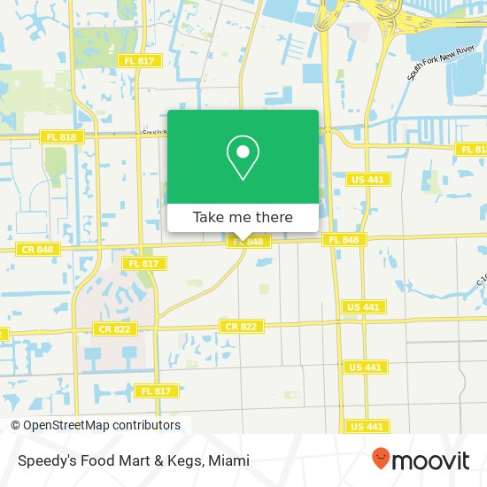 Speedy's Food Mart & Kegs, 7110 Stirling Rd Hollywood, FL 33024 map