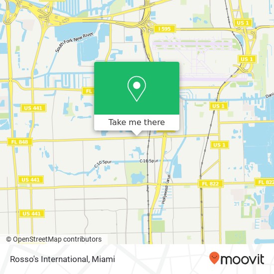 Mapa de Rosso's International, 2317 Stirling Rd Fort Lauderdale, FL 33312