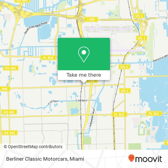 Berliner Classic Motorcars, 1975 Stirling Rd Dania Beach, FL 33004 map