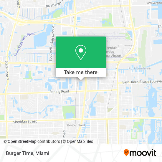 Burger Time map