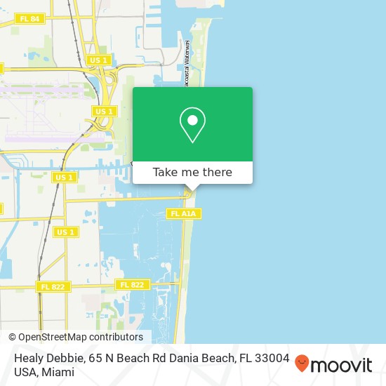 Healy Debbie, 65 N Beach Rd Dania Beach, FL 33004 USA map