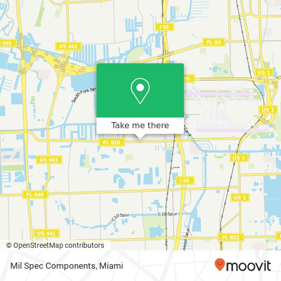 Mapa de Mil Spec Components, 2701 Griffin Rd Fort Lauderdale, FL 33312