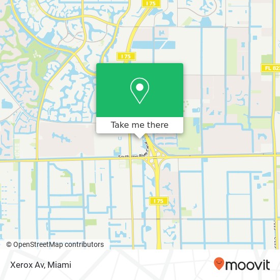 Mapa de Xerox Av, 15712 SW 41st St Davie, FL 33331