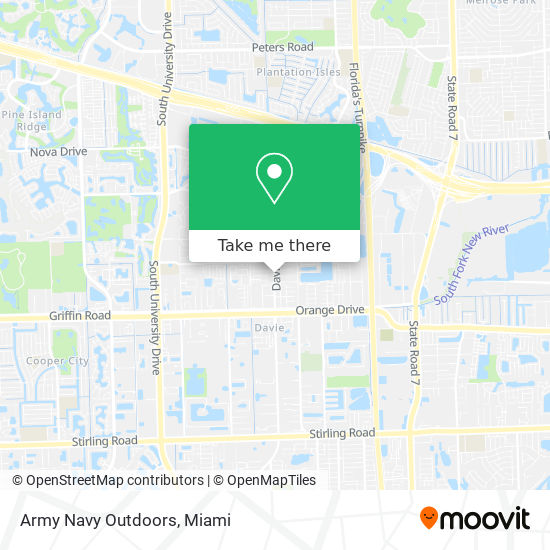 Army Navy Outdoors map