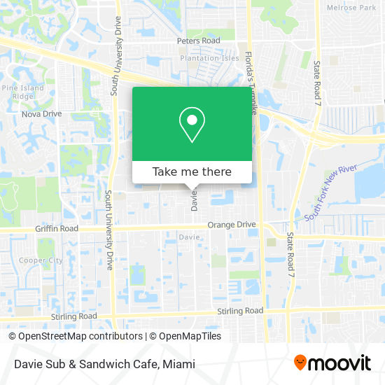 Davie Sub & Sandwich Cafe map