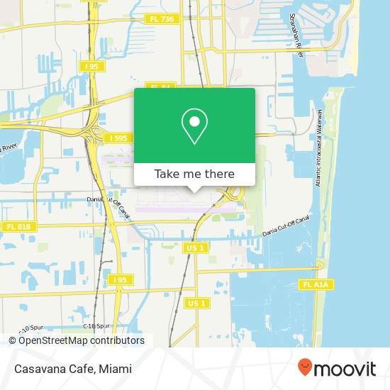 Casavana Cafe, Terminal Dr Fort Lauderdale, FL 33315 map