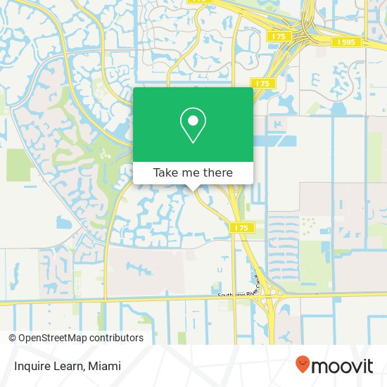 Mapa de Inquire Learn, 2625 Weston Rd Weston, FL 33326