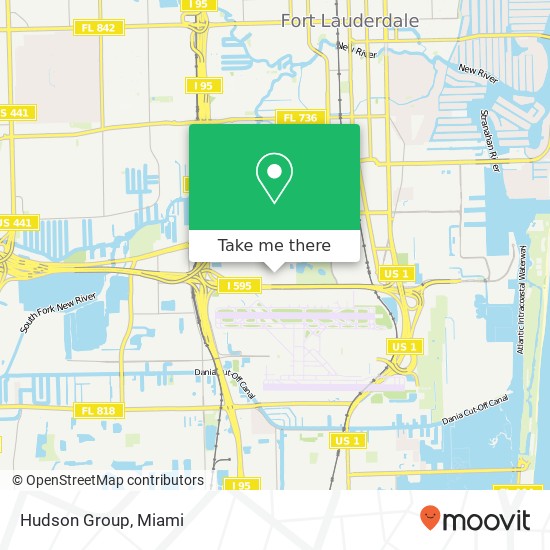 Mapa de Hudson Group, 3315 SW 11th Ave Fort Lauderdale, FL 33315