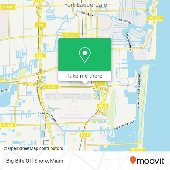 Mapa de Big Bite Off Shore, 276 SW 33rd Ct Fort Lauderdale, FL 33315