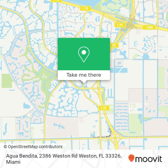 Agua Bendita, 2386 Weston Rd Weston, FL 33326 map