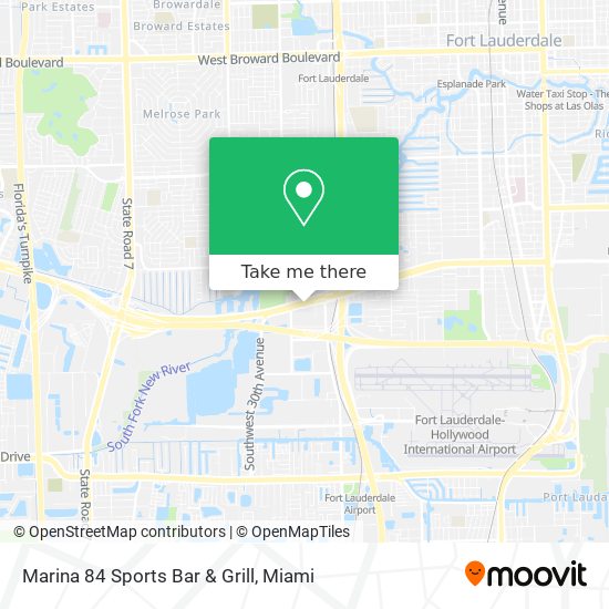 Marina 84 Sports Bar & Grill map