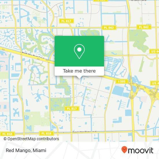 Mapa de Red Mango, SW 74th Ter Fort Lauderdale, FL 33324