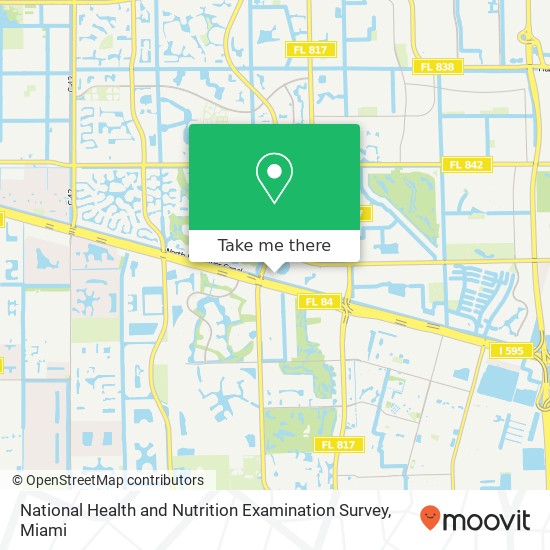 Mapa de National Health and Nutrition Examination Survey, 1230 S Pine Island Rd Plantation, FL 33324