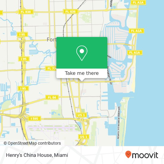 Mapa de Henry's China House, 745 SE 17th St Fort Lauderdale, FL 33316