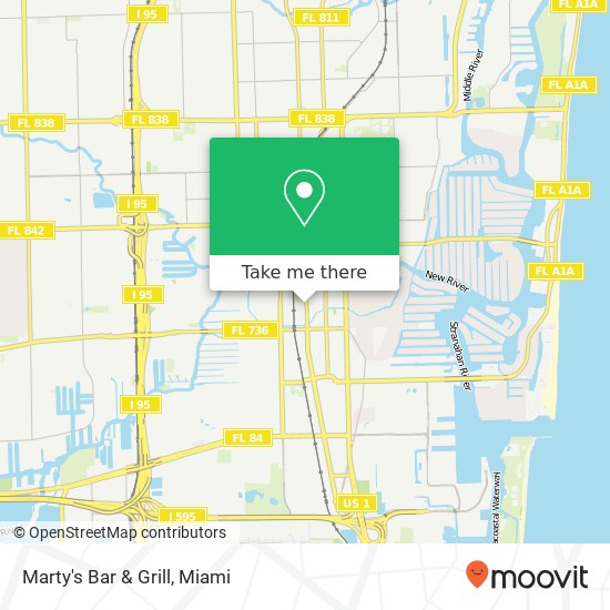 Marty's Bar & Grill, 905 S Andrews Ave Fort Lauderdale, FL 33316 map