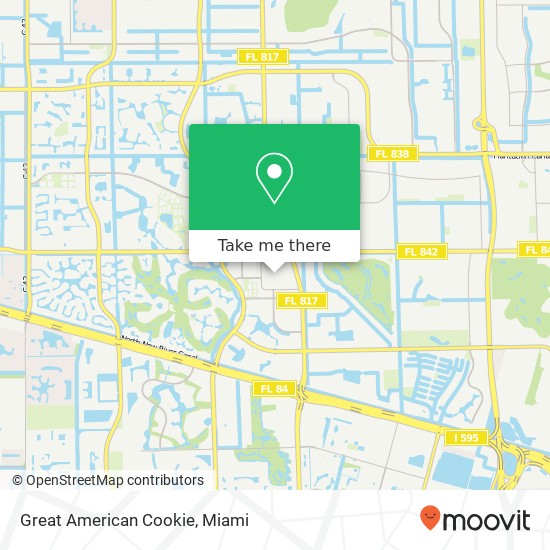 Great American Cookie, Fort Lauderdale, FL 33324 map
