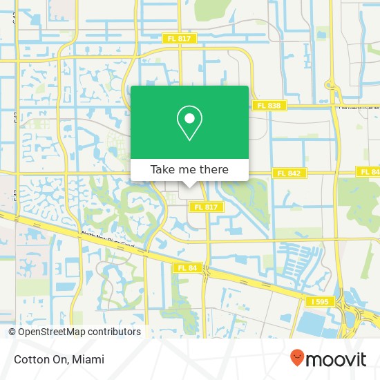 Mapa de Cotton On, Fort Lauderdale, FL 33324