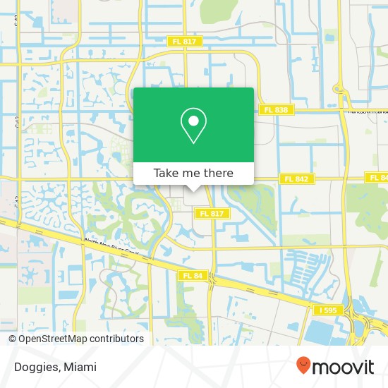 Mapa de Doggies, Fort Lauderdale, FL 33324