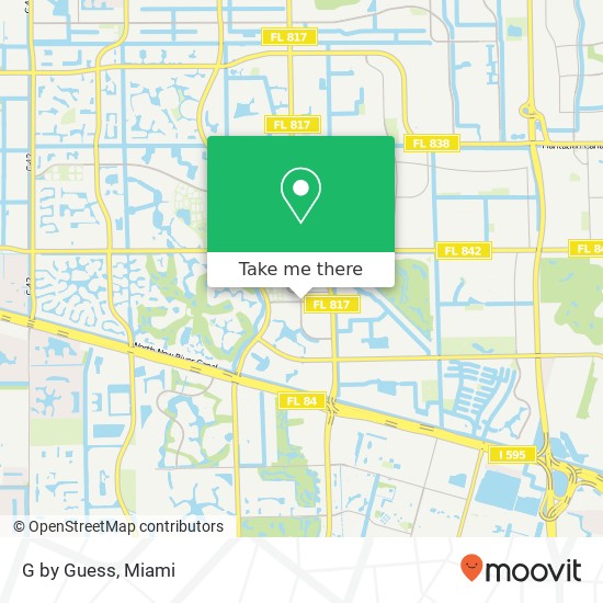 Mapa de G by Guess, SW 6th St Plantation, FL 33324