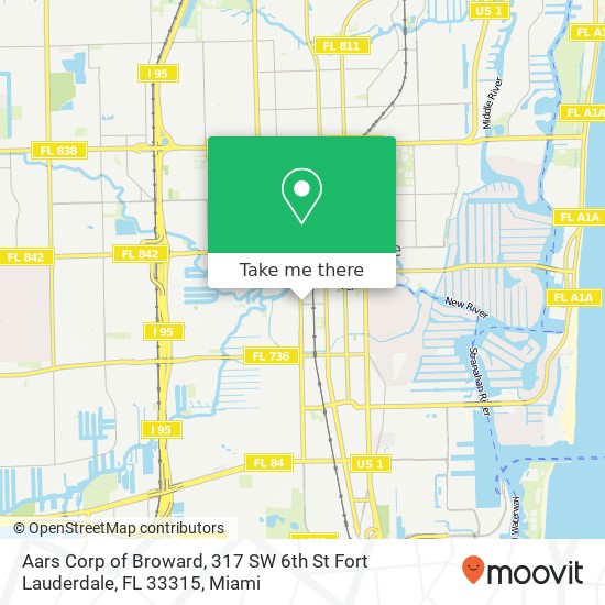 Aars Corp of Broward, 317 SW 6th St Fort Lauderdale, FL 33315 map