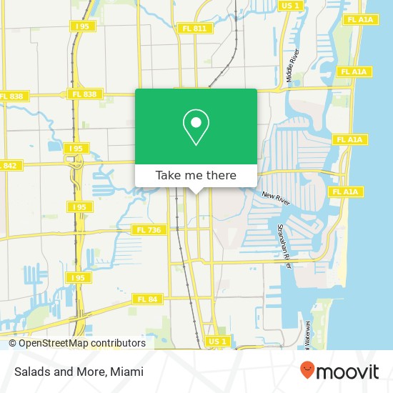 Salads and More, 601 SE 3rd Ave Fort Lauderdale, FL 33301 map