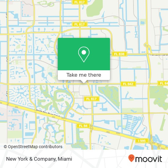 Mapa de New York & Company, 8000 W Broward Blvd Fort Lauderdale, FL 33324