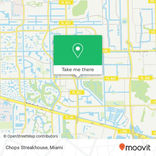 Chops Streakhouse, NW 76th Ave Plantation, FL 33324 map