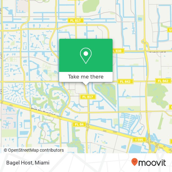 Mapa de Bagel Host, 248 S University Dr Fort Lauderdale, FL 33324