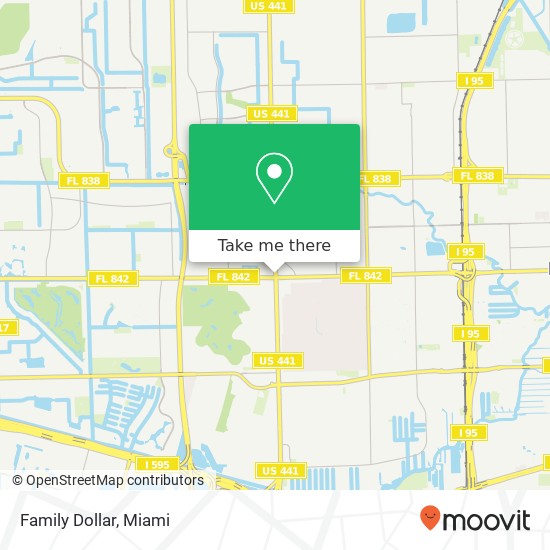 Mapa de Family Dollar, 15 N State Road 7 Plantation, FL 33317