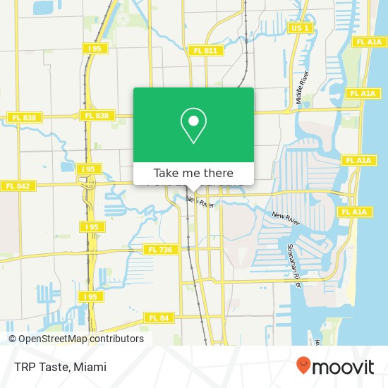 Mapa de TRP Taste, 1 W Las Olas Blvd Fort Lauderdale, FL 33301