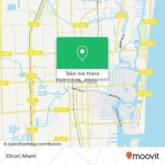 Mapa de Eltrurt, 1 Financial Plz Fort Lauderdale, FL 33301